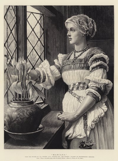 Mariana by Valentine Cameron Prinsep